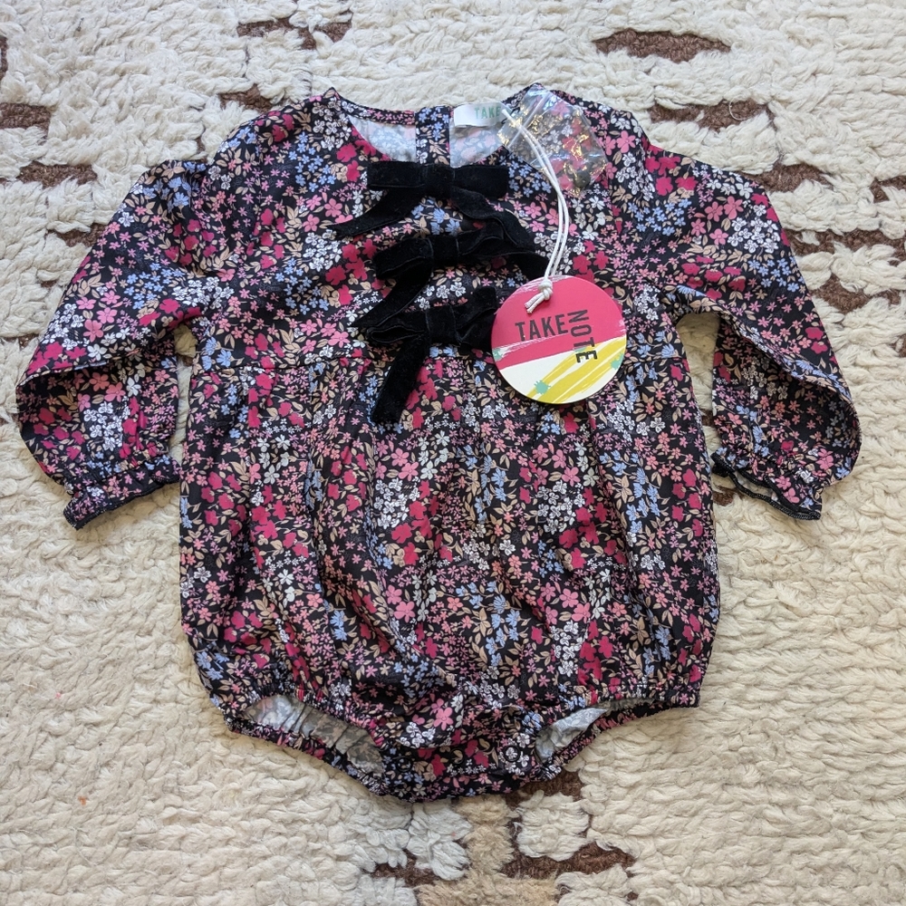 Take note baby romper